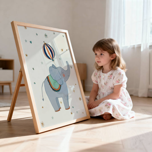 The Circus Elephant | Unframed