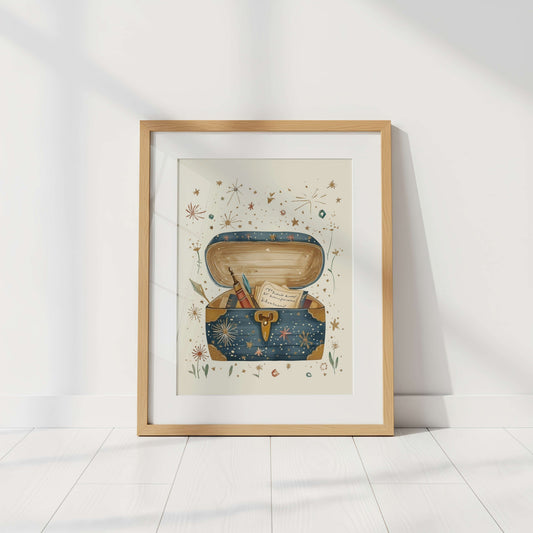 Magical Treasure Chest | Unframed