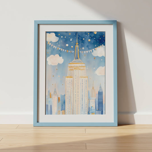 Empire State Building Wall Art Print | Unframed