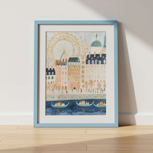 London Eye Wall Art Print | Unframed