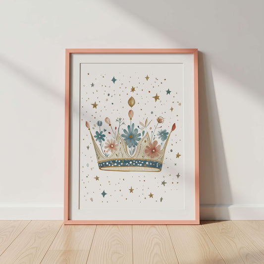 Princess Flower Crown | Unframed