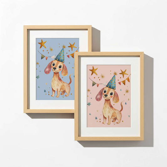 Spaniel Puppy Wall Art Print | Unframed