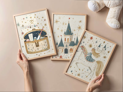 Princess And The Horse | Unframed