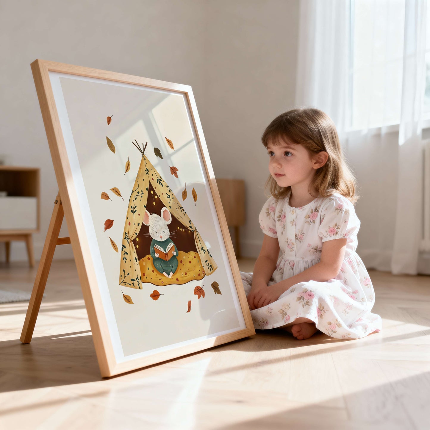 Bedtime Mouse Print | Unframed