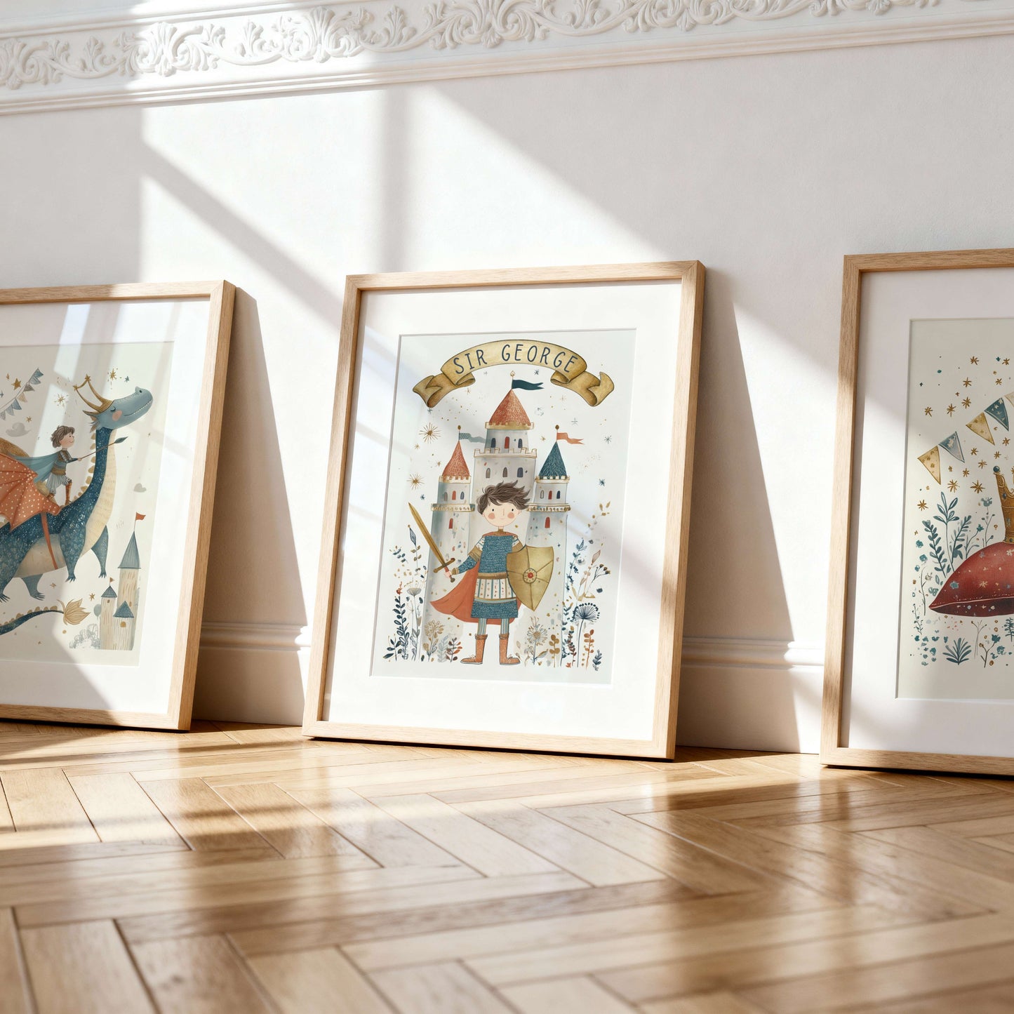 Personalised Knight Print | Unframed