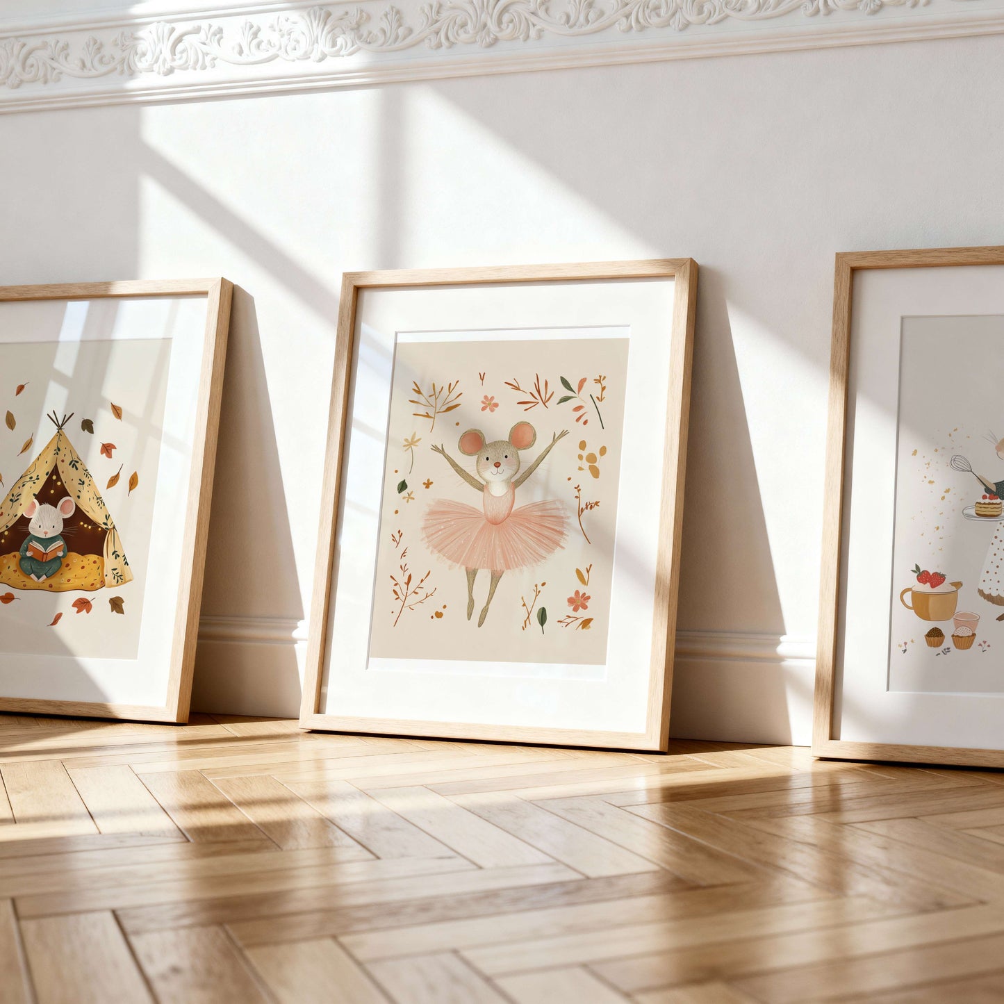 Ballerina Mouse Print | Unframed