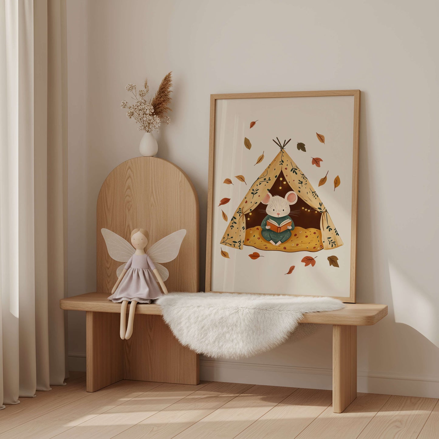 Bedtime Mouse Print | Unframed