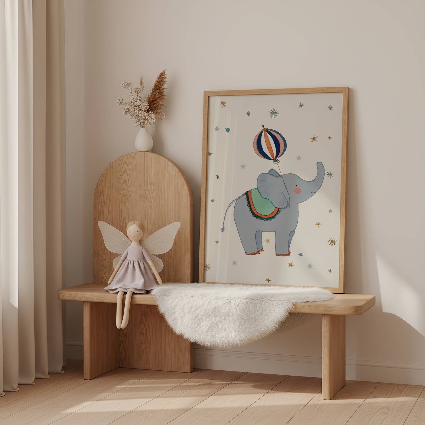 The Circus Elephant | Unframed