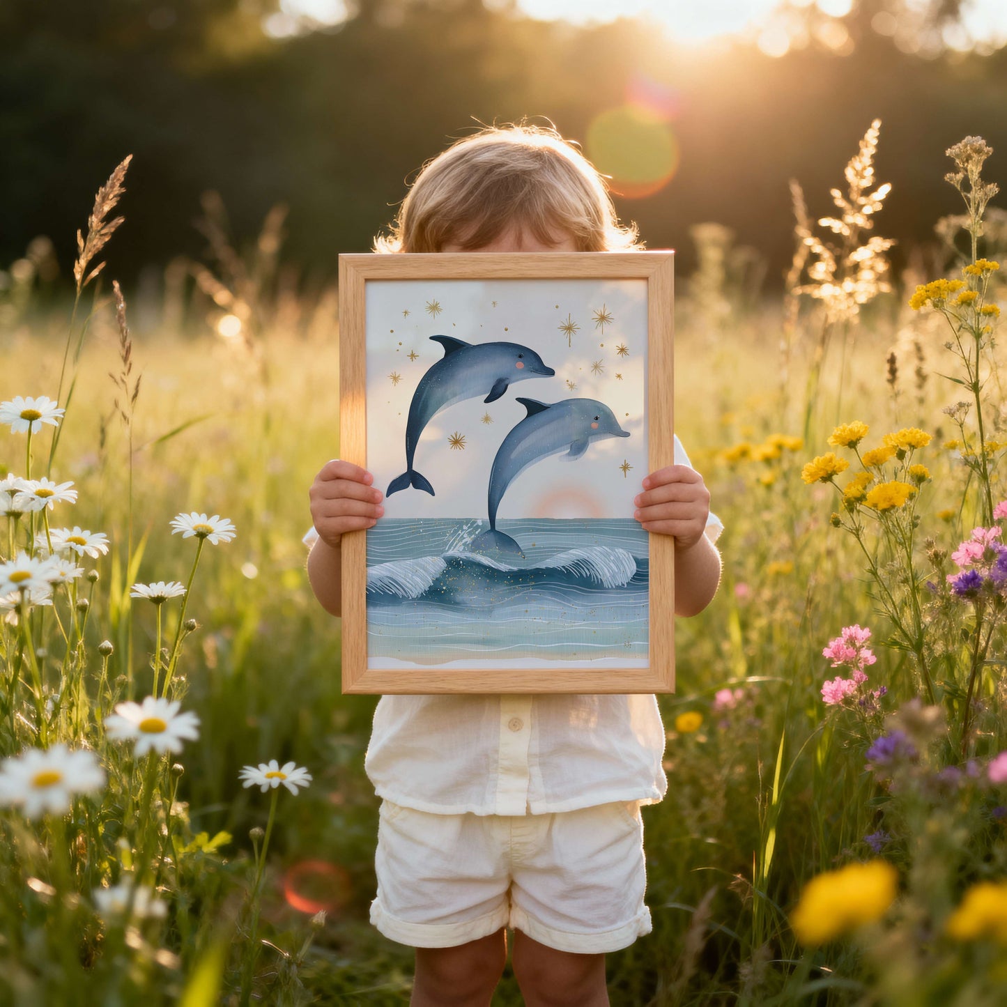 The Dolphins | Unframed