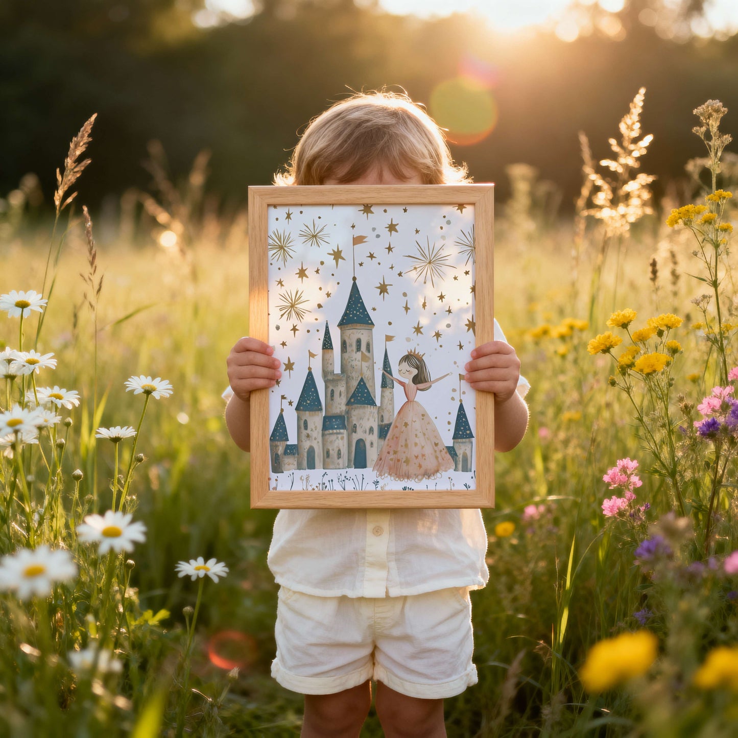 Princess And The Castle | Unframed