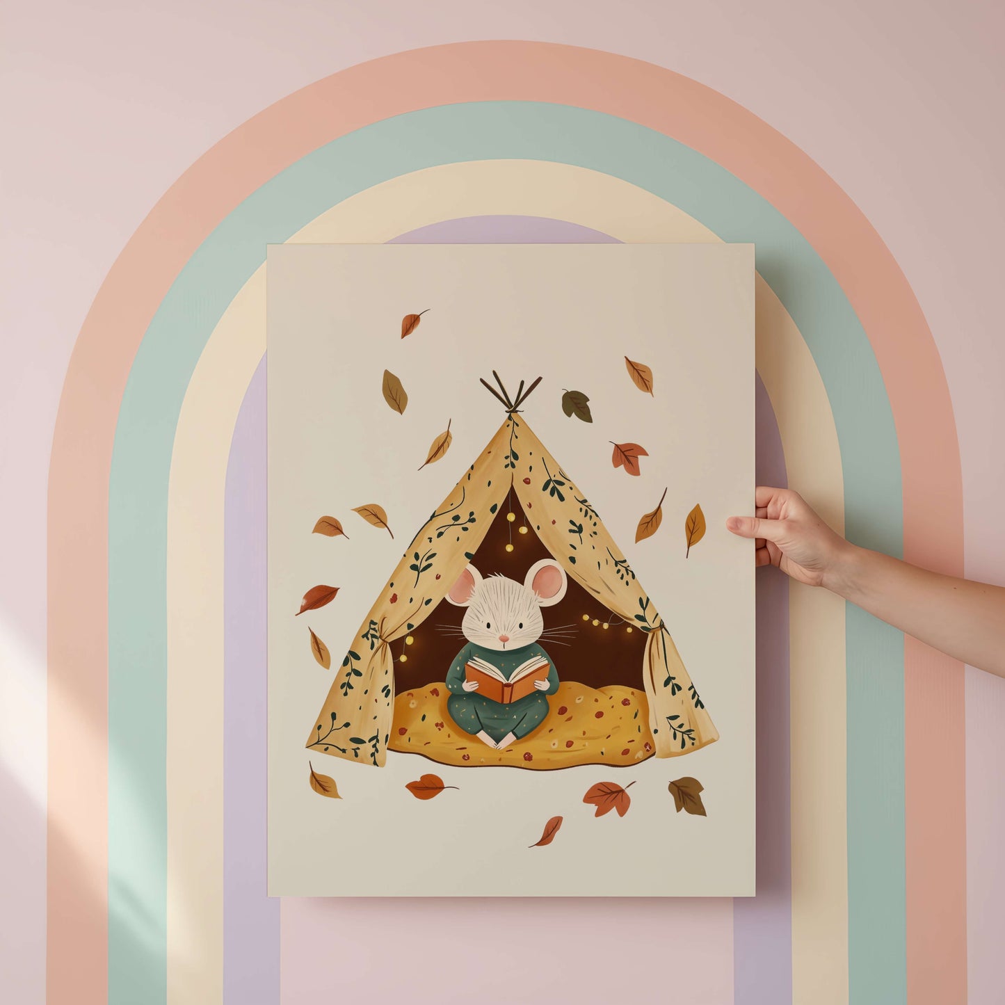 Mouse Wall Art Set of 6 Prints | Unframed