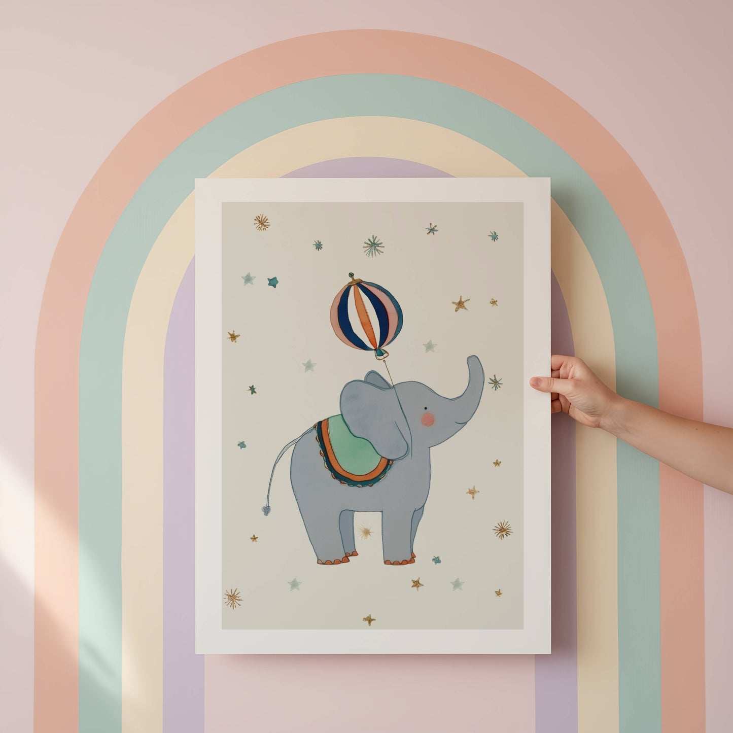 The Circus Elephant | Unframed