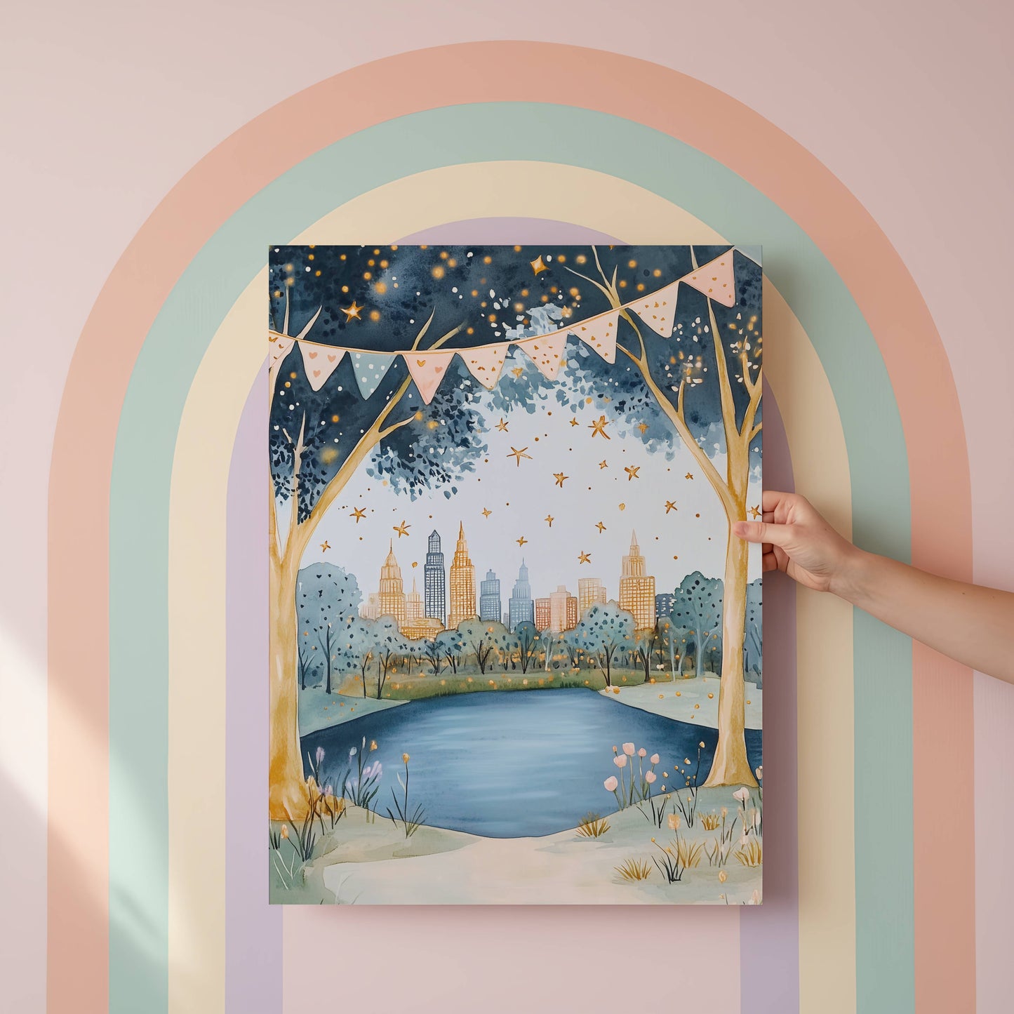 Central Park Wall Art Print | Unframed