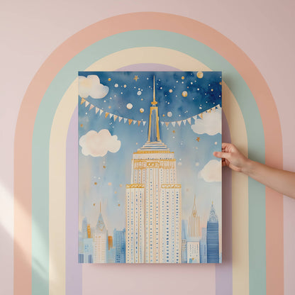 Empire State Building Wall Art Print | Unframed
