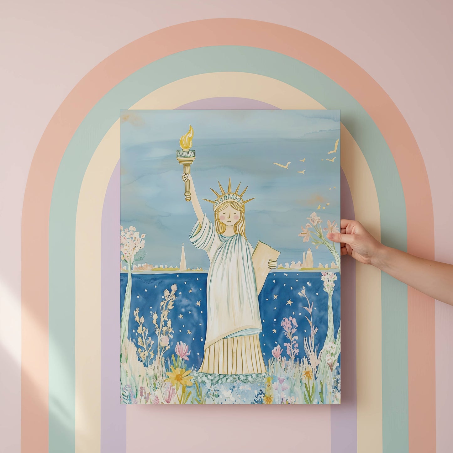 Statue of Liberty Wall Art Print | Unframed