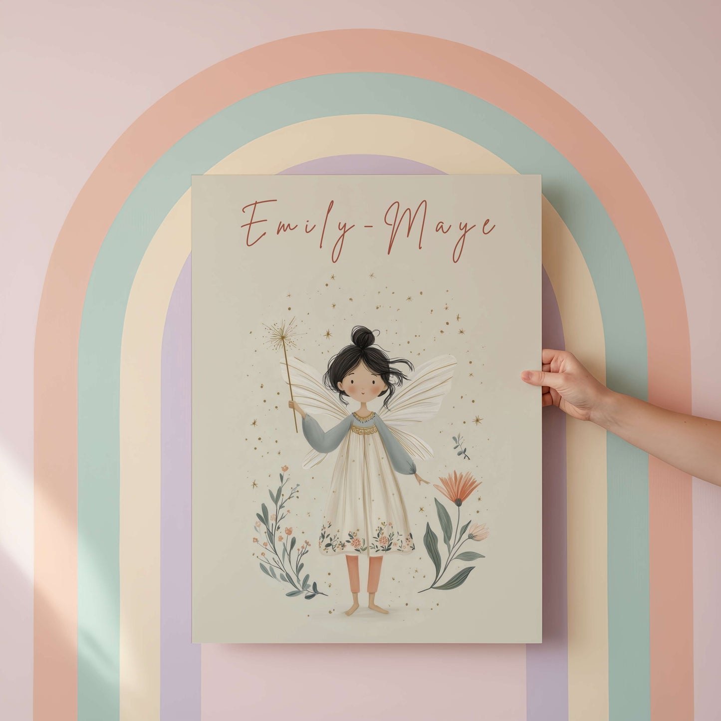 Personalised Woodland Fairy Print | Unframed Single
