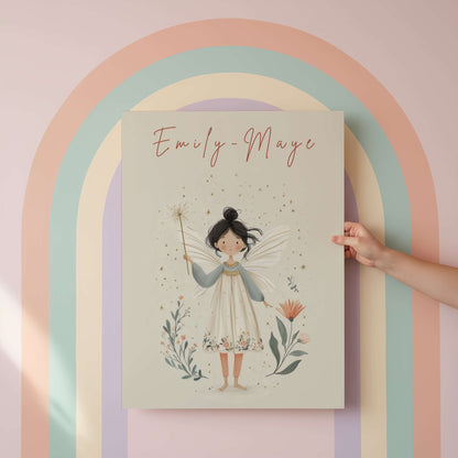 Personalised Woodland Fairy Print | Unframed Single