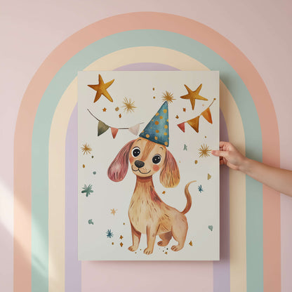 Spaniel Puppy Wall Art Print | Unframed