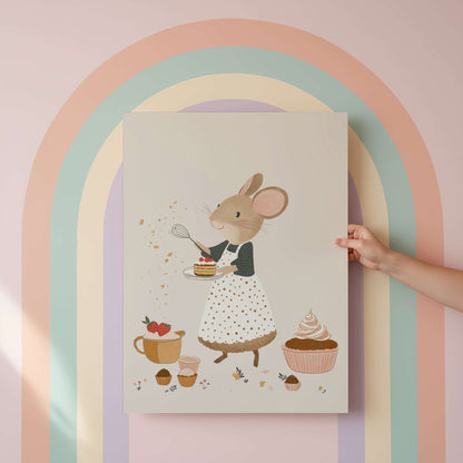 Mouse Wall Art Set of 6 Prints | Unframed