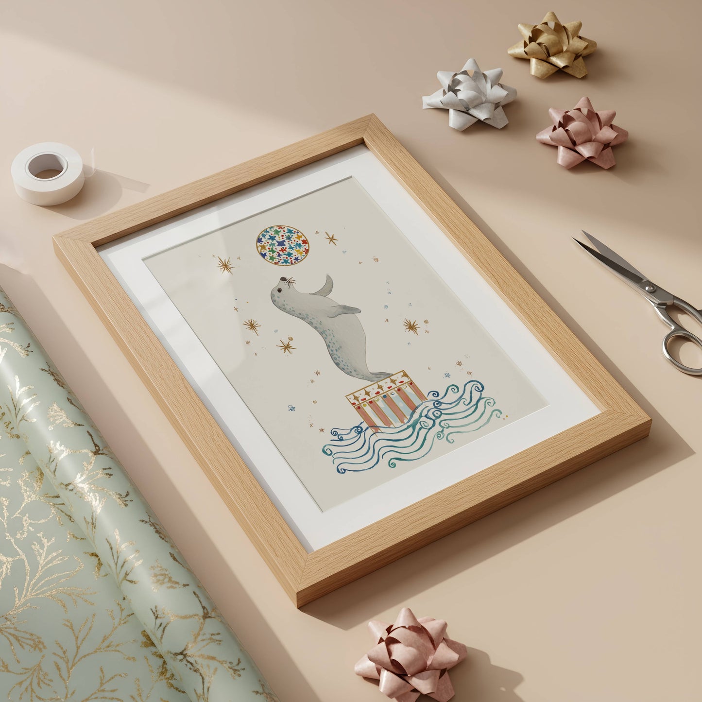The Circus Seal | Unframed