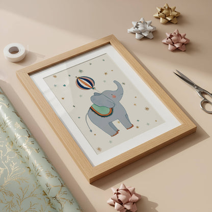 The Circus Elephant | Unframed