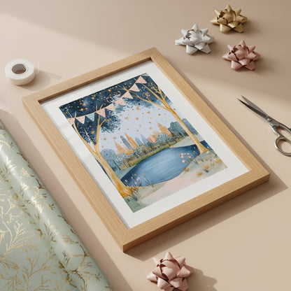 Central Park Wall Art Print | Unframed