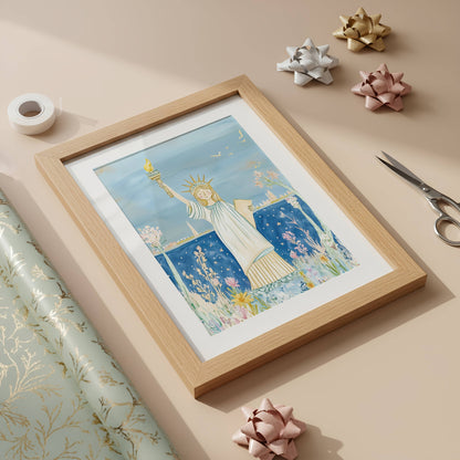 Statue of Liberty Wall Art Print | Unframed