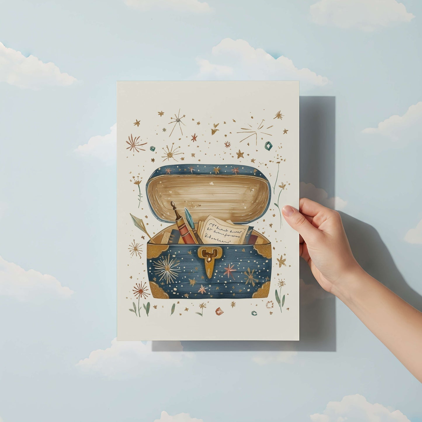 Magical Treasure Chest | Unframed
