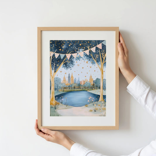 Central Park Wall Art Print | Unframed