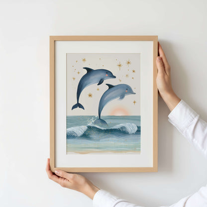 The Dolphins | Unframed