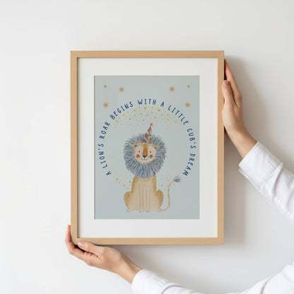 Personalised Vintage Circus Wall Art Set of 3 | Unframed