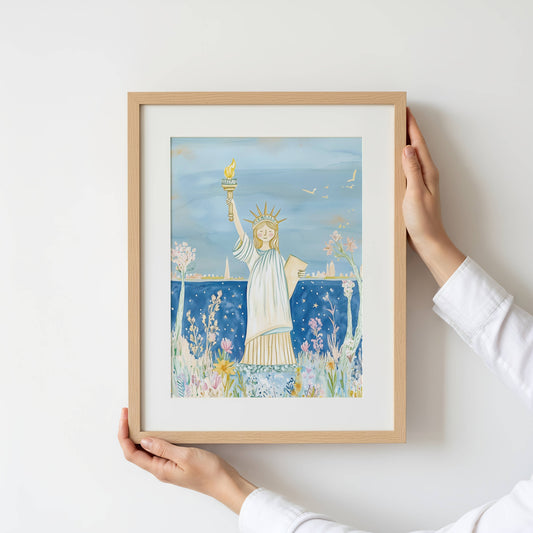 Statue of Liberty Wall Art Print | Unframed