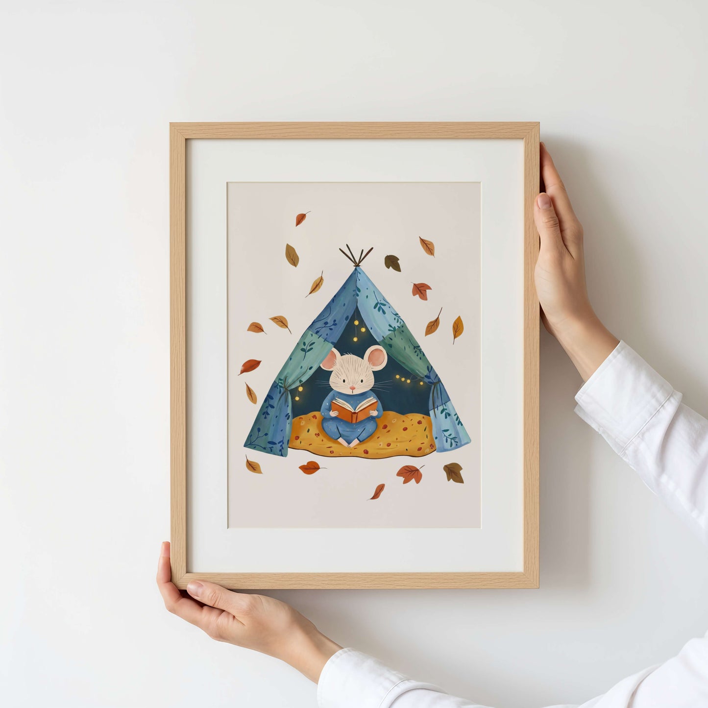 Reading Mouse Print | Unframed