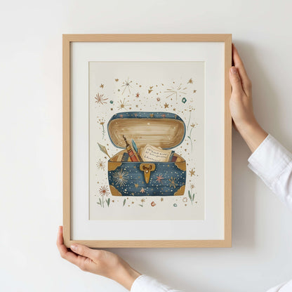 Magical Treasure Chest | Unframed