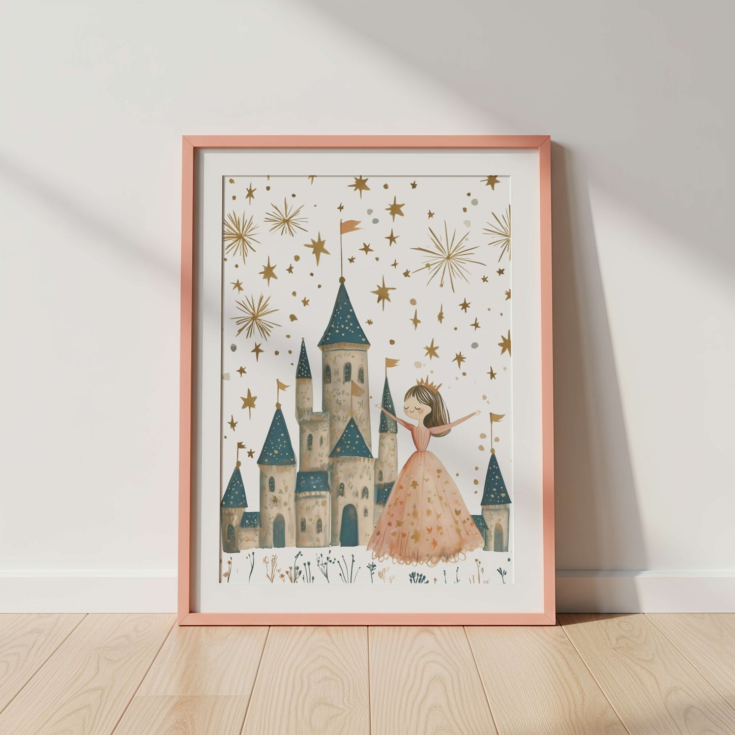 Princess And The Castle | Unframed