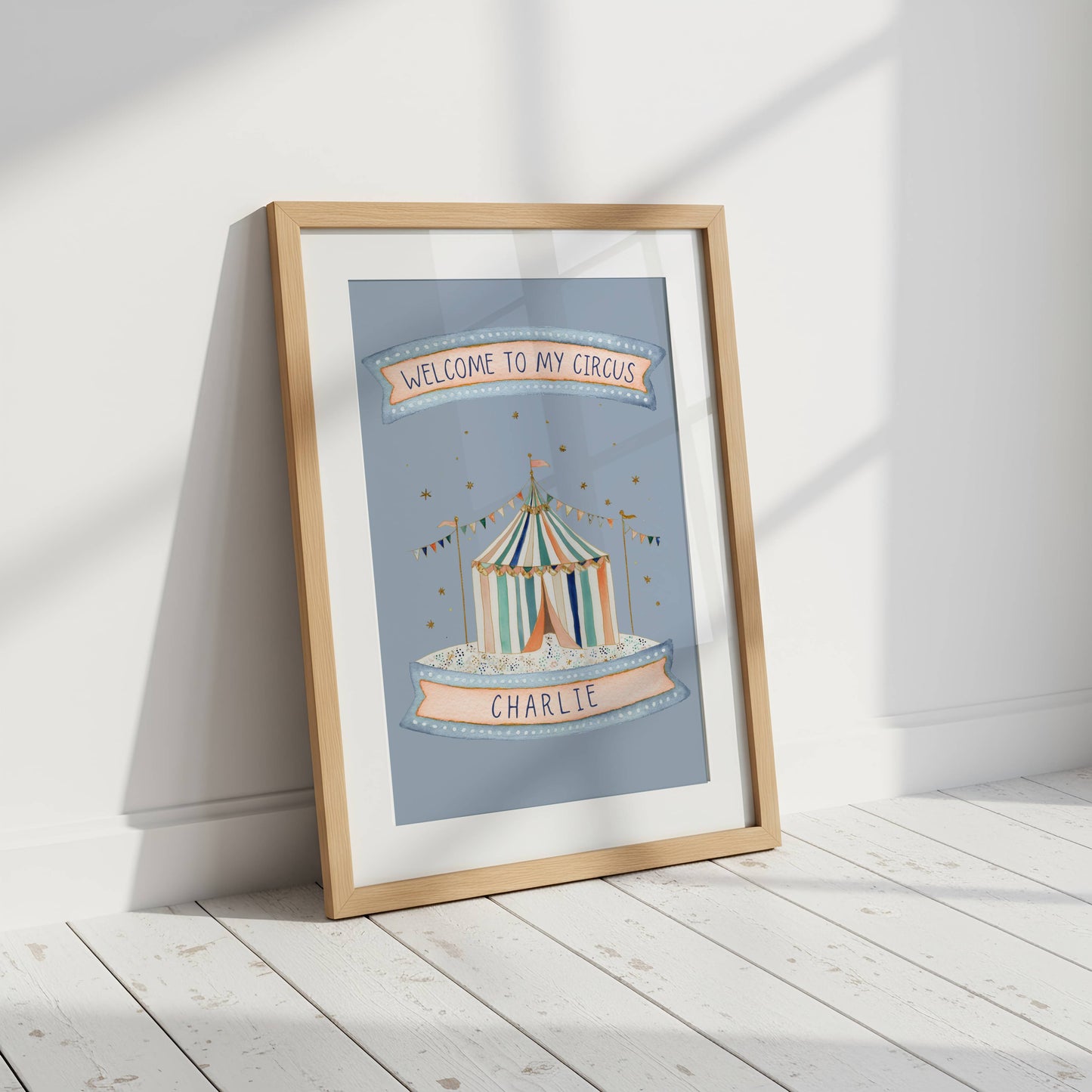 Personalised Circus Print | Unframed