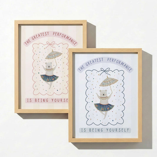 Circus Bear Words To Grow | Unframed