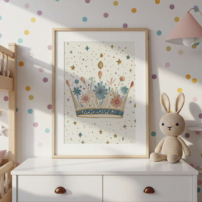 Princess Flower Crown | Unframed