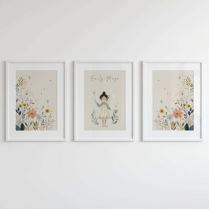 Personalised Woodland Fairy Print | Unframed Single