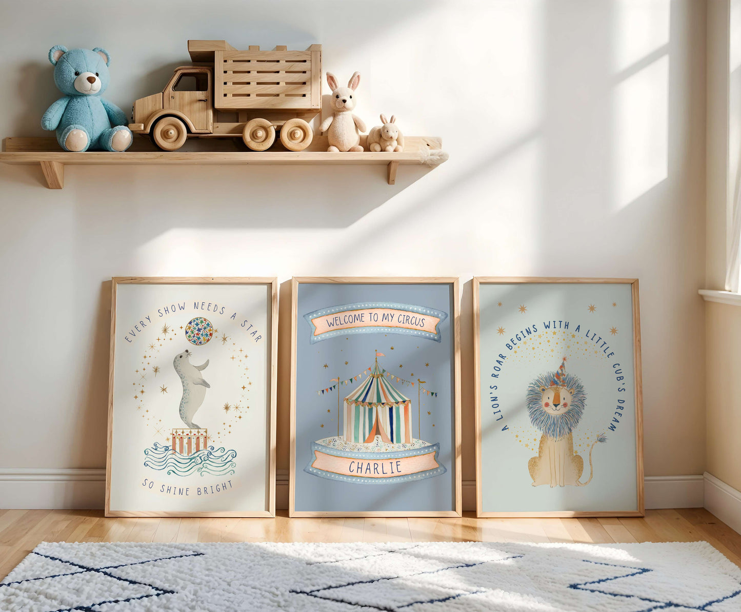 Circus Seal Words To Grow | Unframed