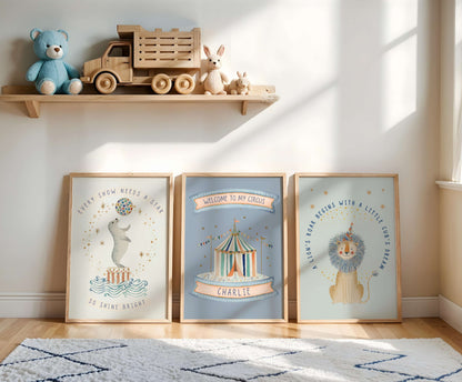 Circus Seal Words To Grow | Unframed