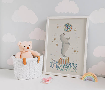 The Circus Seal | Unframed