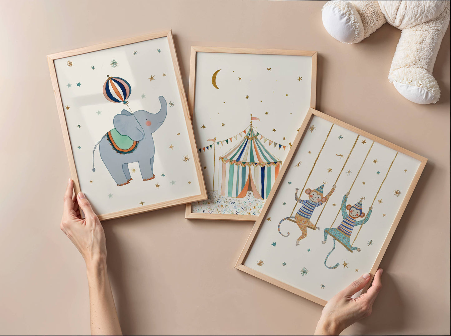 The Circus Elephant | Unframed