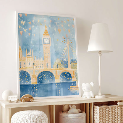 Big Ben Nursery Print | Unframed