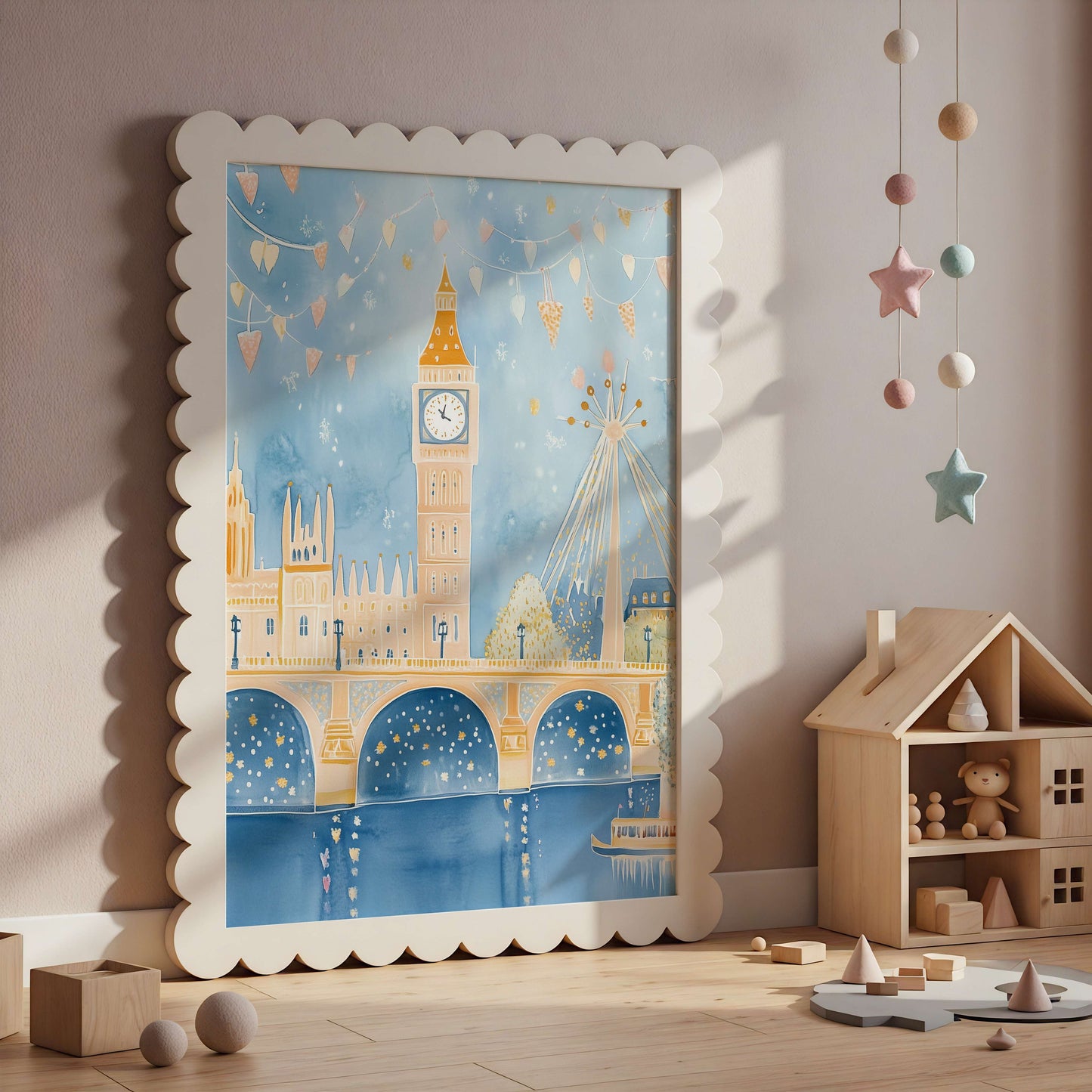Big Ben Nursery Print | Unframed
