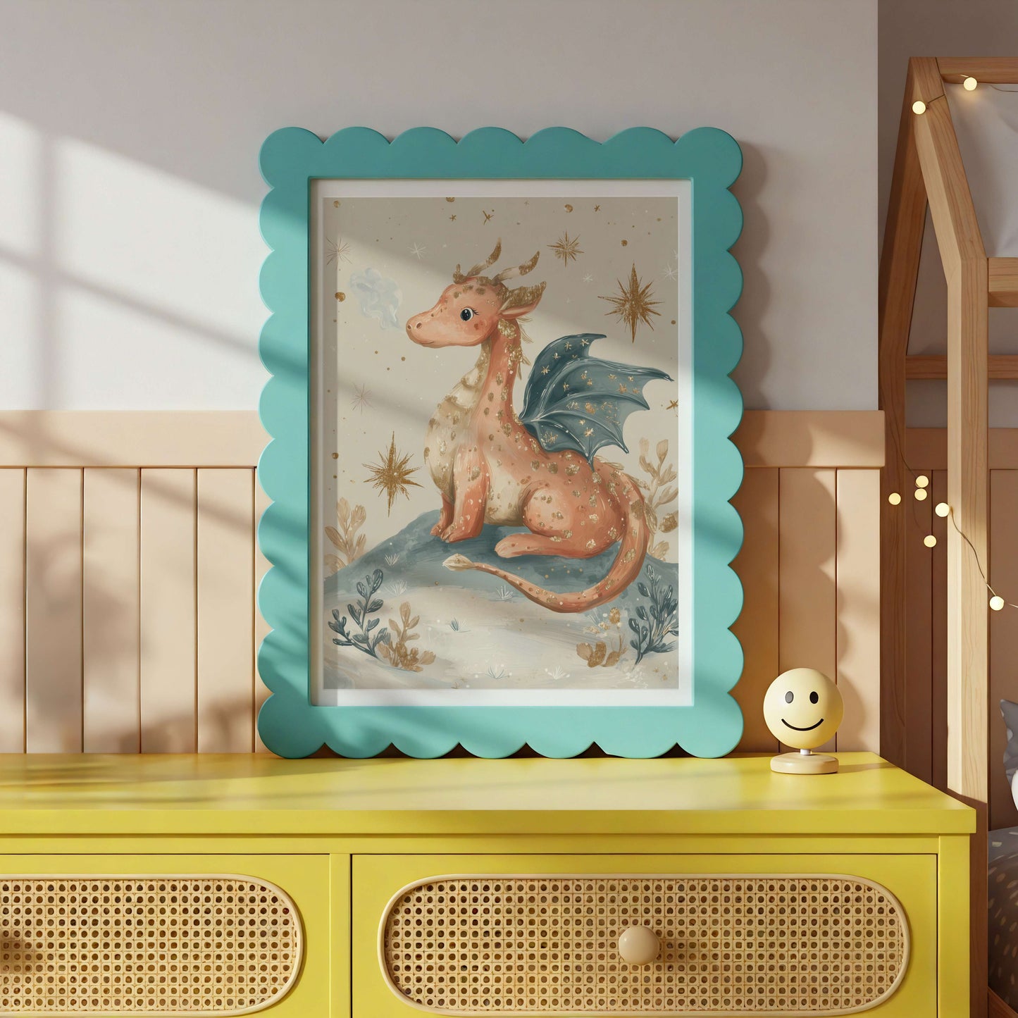 Baby Dragon Stardust Print | Unframed