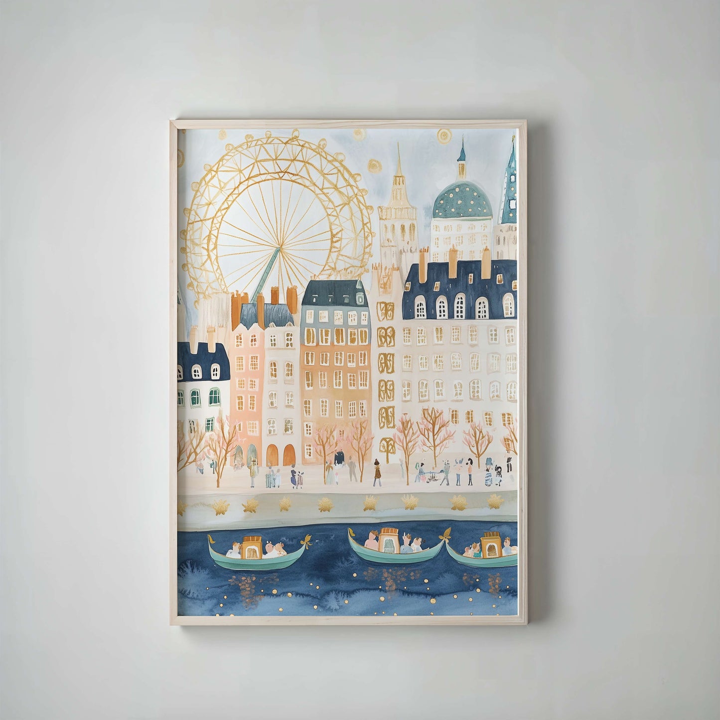 London Eye Wall Art Print | Unframed