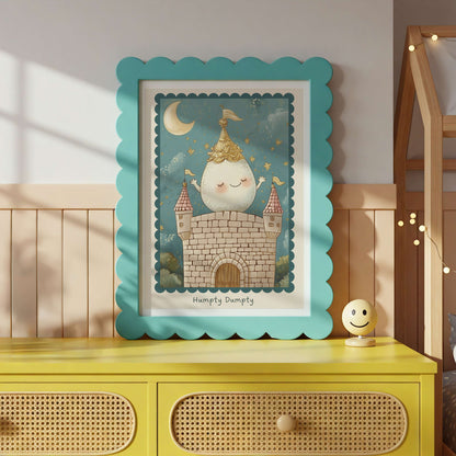 Humpty Dumpty Nursery Rhyme Print | Unframed