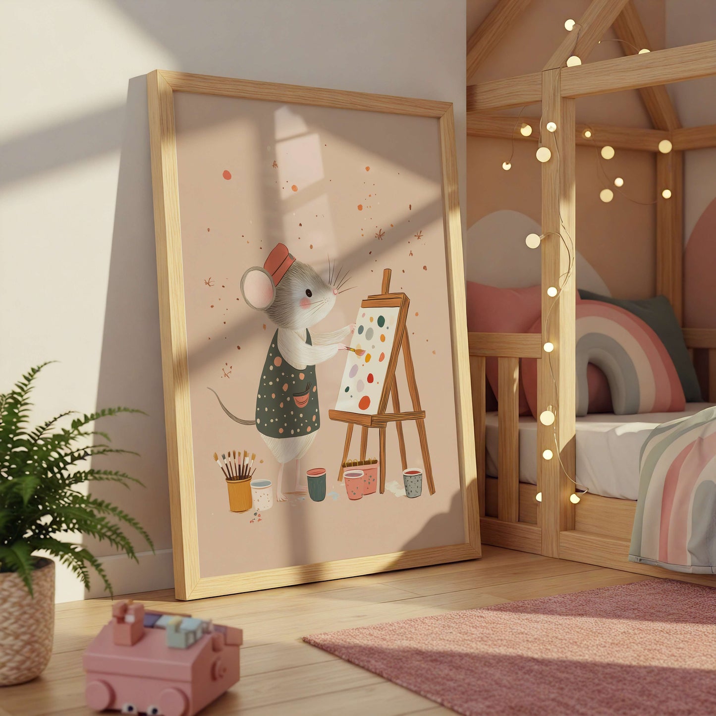 Painting Mouse Print | Unframed