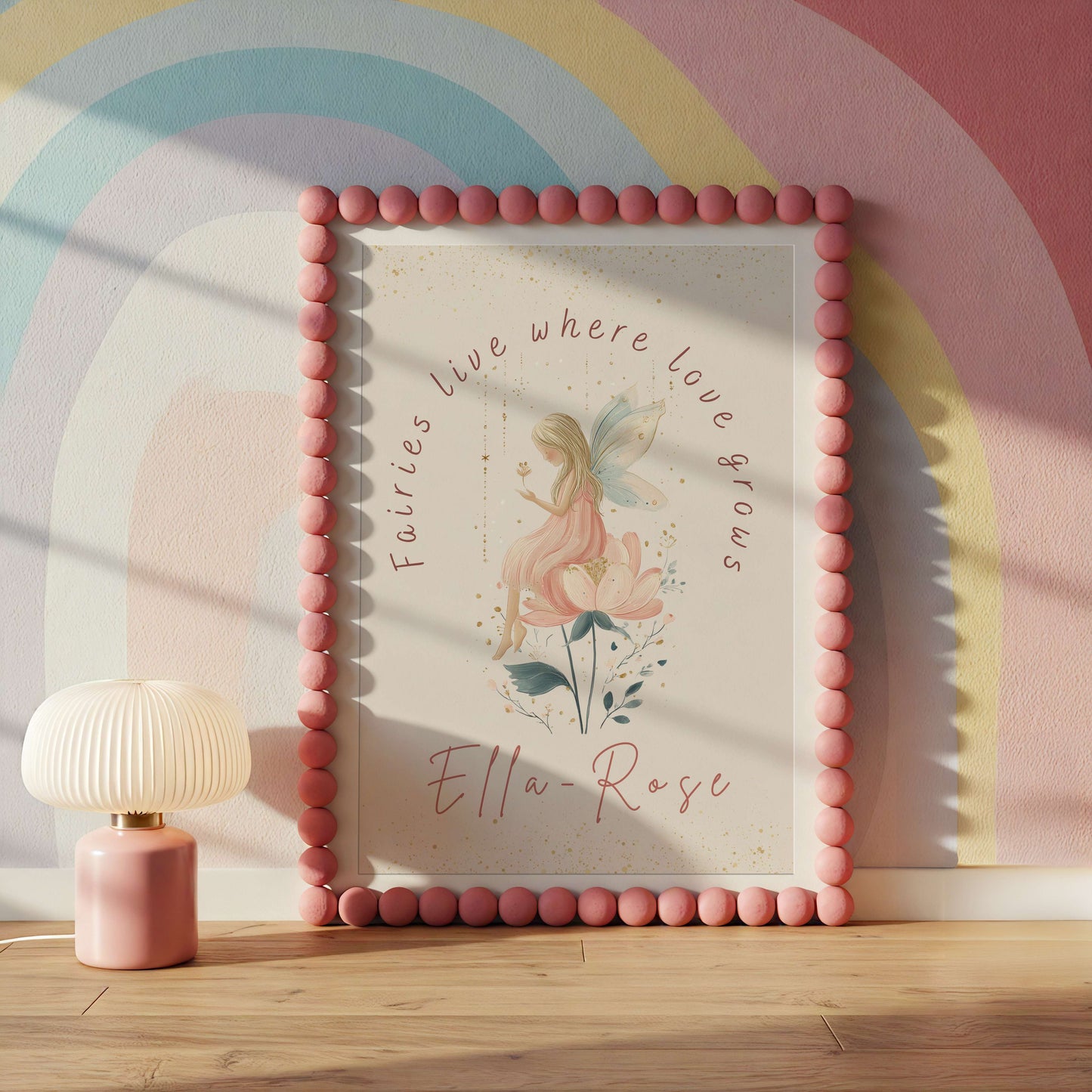 Personalised Fairy Quote Wall Art Print | Unframed
